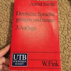 Book - Deutsche Sprache gestern & heute